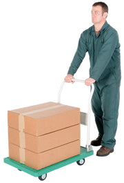 Vestil Plastic Platform Trucks with Fold Down Handle (FPT)