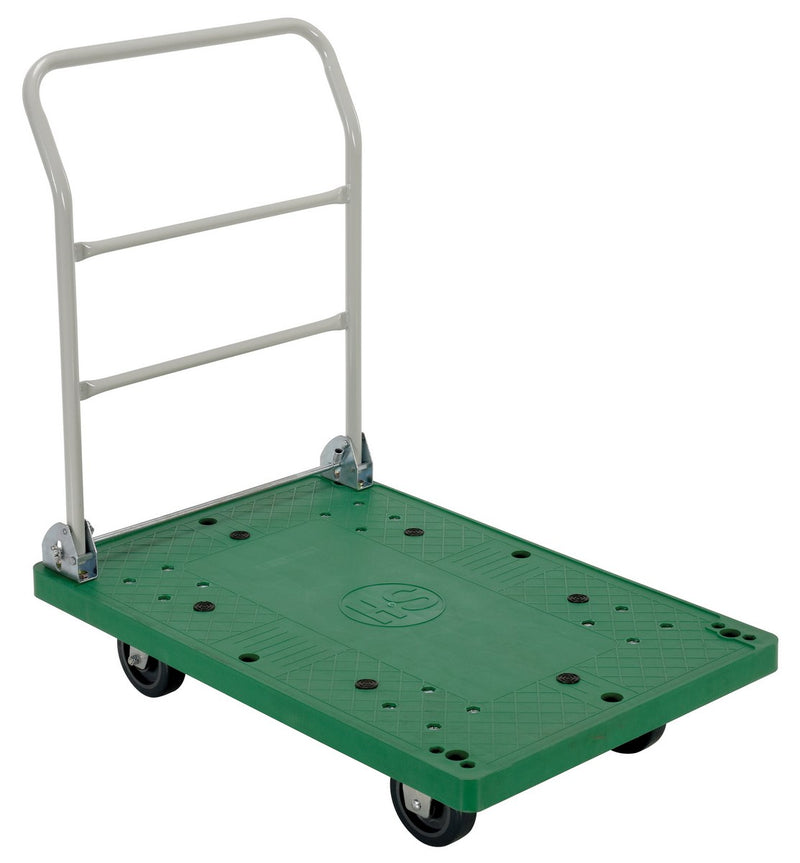 Vestil Plastic Platform Trucks with Fold Down Handle (FPT)