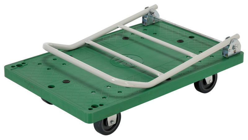 Vestil Plastic Platform Trucks with Fold Down Handle (FPT)