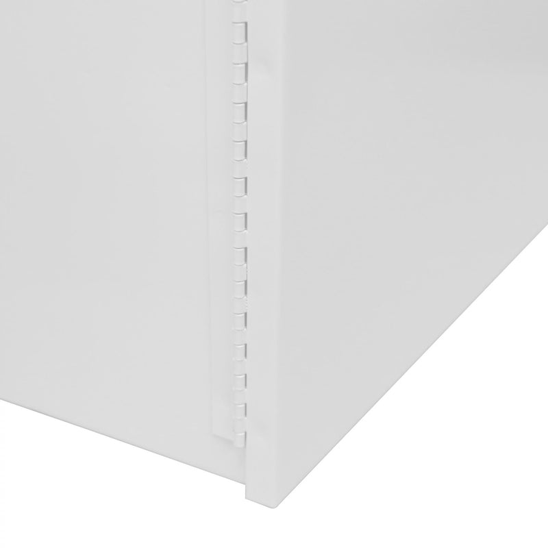 Durham 9Fx First Aid Cabinet, 2 Shelves, Door, White