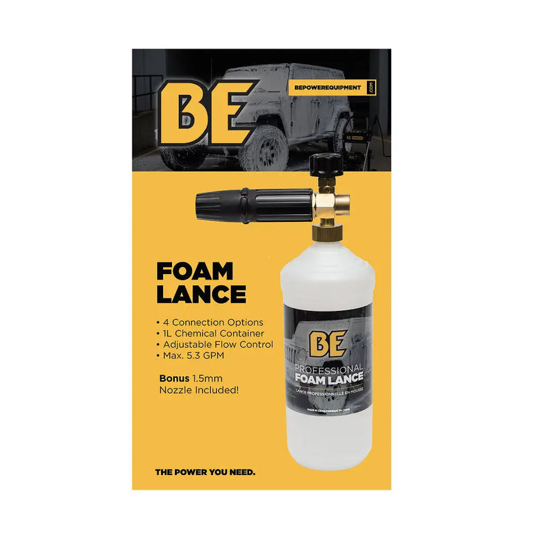 Foam Cannon with Auto Wash BE Power Equipment