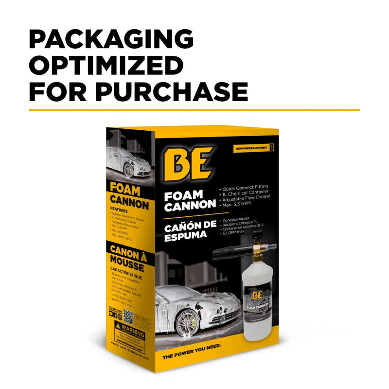Foam Cannon with Auto Wash BE Power Equipment