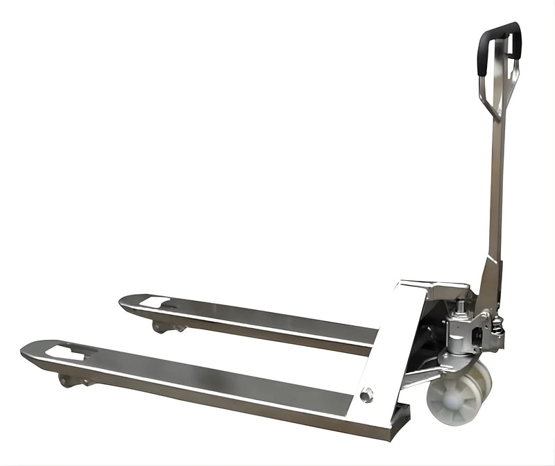G55S Stainless Steel Manual Pallet Jack, 5,500 lb Lithium