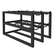 Durham Gas Cylinder Rack, 8 Vertical Cylinders Capacity, 30 X 48 X 30, Black