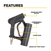 GUN, FOR ALUM LW & 22" WAW BE Power Equipment