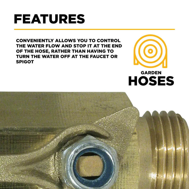 Garden Hose Shutoff Valve BE Power Equipment