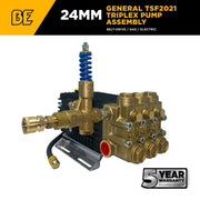 General Pump TSF2021 Triplex Pump Assembly – 8.5 GPM, 4,000 PSI BE Power Equipment