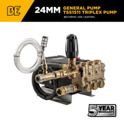 General Pump TSS1511 Triplex Pump – 4.2 GPM, 4,200 PSI, 24 mm Shaft BE Power Equipment