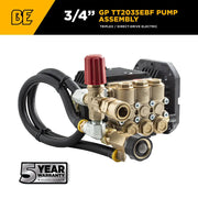 General Pump TT2035EBF Pump Assembly – 3.5 GPM, 2,000 PSI, 3/4" Shaft BE Power Equipment