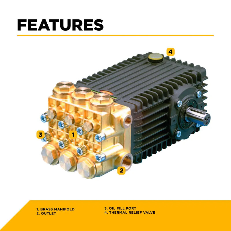 General TSF2021 Triplex Pump BE Power Equipment