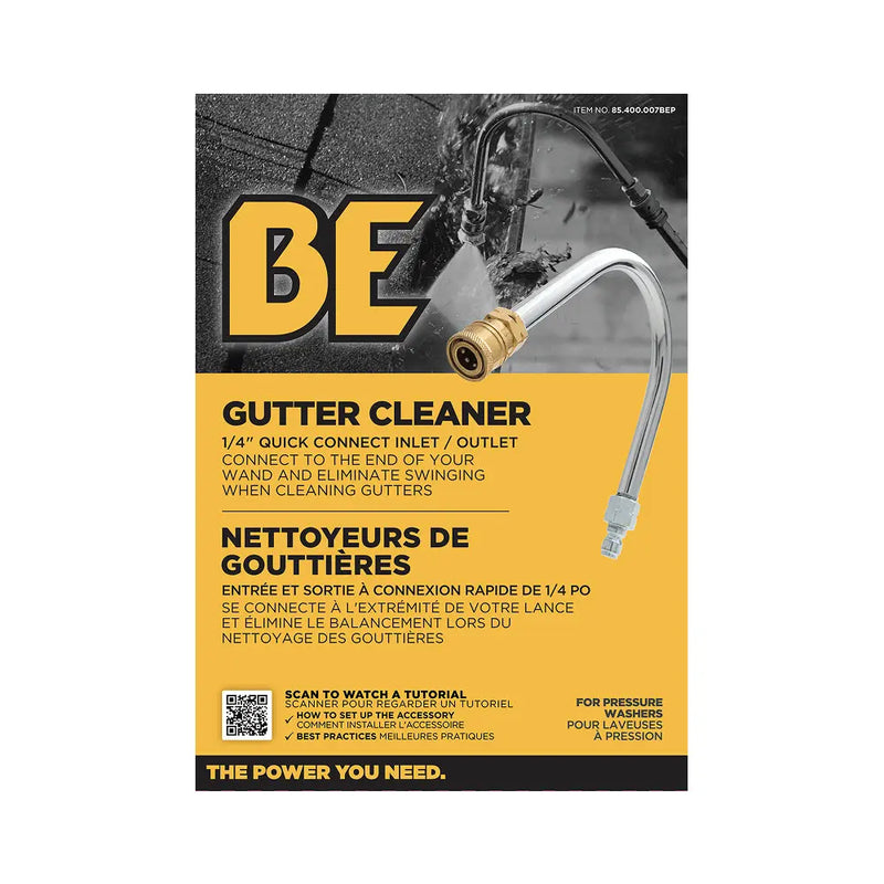 Gutter Cleaner Pressure Washer Wand Attachment BE Power Equipment