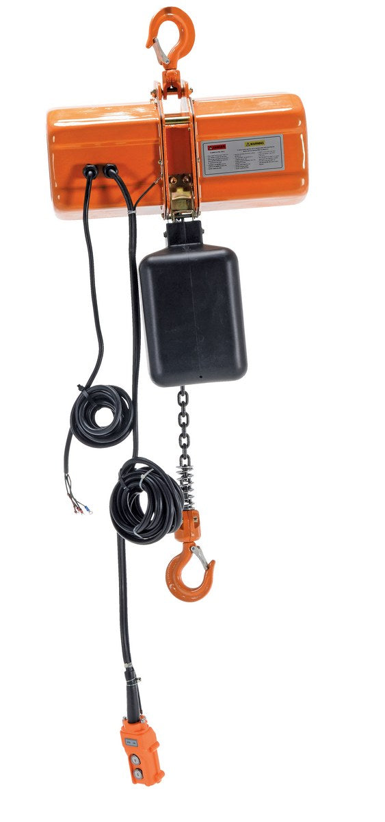 Vestil Economy Chain Hoists with Chain Container