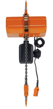 Vestil Economy Chain Hoists with Chain Container