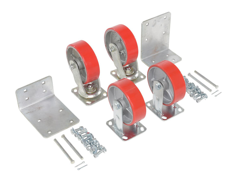 Vestil Casters For Hoppers (D, R & H)