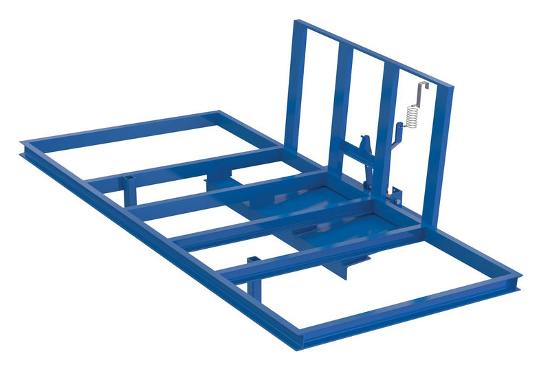 Vestil Flat Open Side Hopper