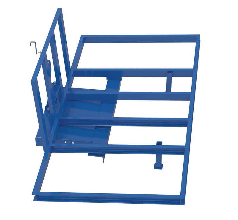 Vestil Flat Open Side Hopper
