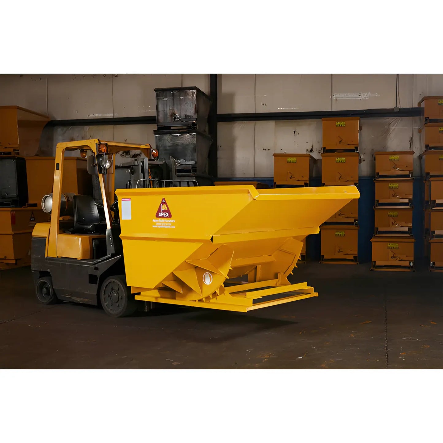 Apex Hoppers | Heavy Duty Hopper - 0.75 Cubic Yard - 5,000 lbs Capacity