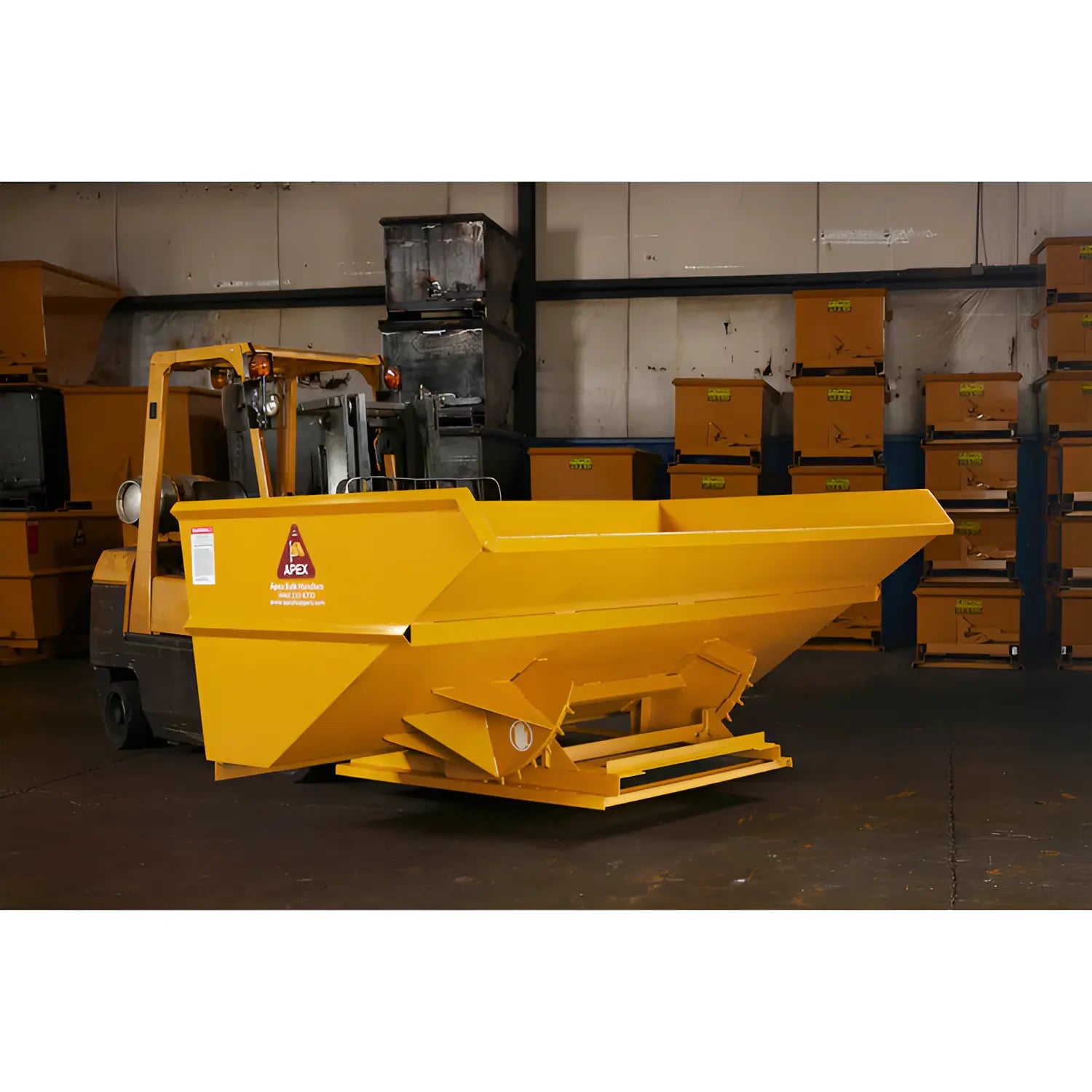 Apex Hoppers | Heavy Duty Hopper 5 Cubic Yards 8,000 lbs Capacity — Vovlift