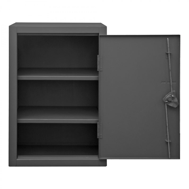 Durham Extra Heavy Duty Cabinet, 12 Gauge, 24 x 20 x 36, 2 Adjustable Shelves, Recessed Doors