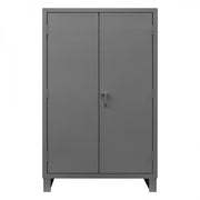 Durham Extra Heavy Duty Cabinet, 12 Gauge, 36 x 20 x 78, 4 Adjustable Shelves, Recessed Doors