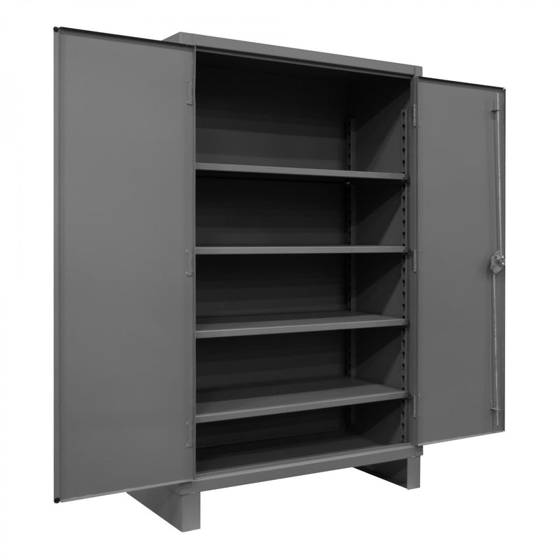 Durham Extra Heavy Duty Cabinet, 12 Gauge, 36 x 20 x 78, 4 Adjustable Shelves, Recessed Doors