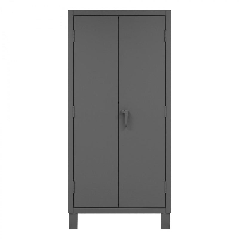 Durham Extra Heavy Duty Cabinet, 12 Gauge, 36 x 24 x 78, 4 Adjustable Shelves, Recessed Doors