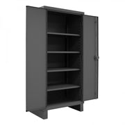 Durham Extra Heavy Duty Cabinet, 12 Gauge, 36 x 24 x 78, 4 Adjustable Shelves, Recessed Doors