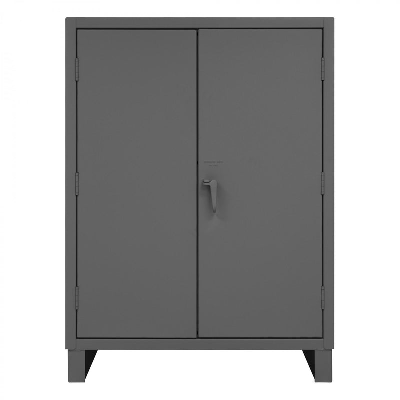 Durham Extra Heavy Duty Cabinet, 12 Gauge, 48 x 24 x 66, 3 Adjustable Shelves, Recessed Doors