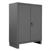 Durham Extra Heavy Duty Cabinet, 12 Gauge, 48 x 24 x 66, 3 Adjustable Shelves, Recessed Doors