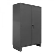 Durham Extra Heavy Duty Cabinet, 12 Gauge, 48 x 24 x 78, 4 Adjustable Shelves, Recessed Doors