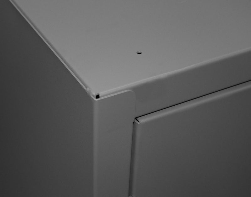 Durham Extra Heavy Duty Cabinet, 12 Gauge, 36 x 24 x 78, 4 Adjustable Shelves, Recessed Doors