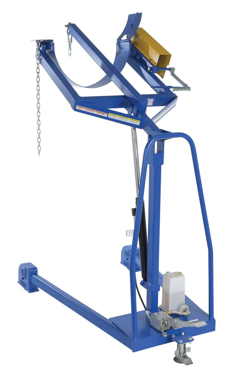 Vestil Portable Hydraulic Drum Carrier/Rotator/Booms