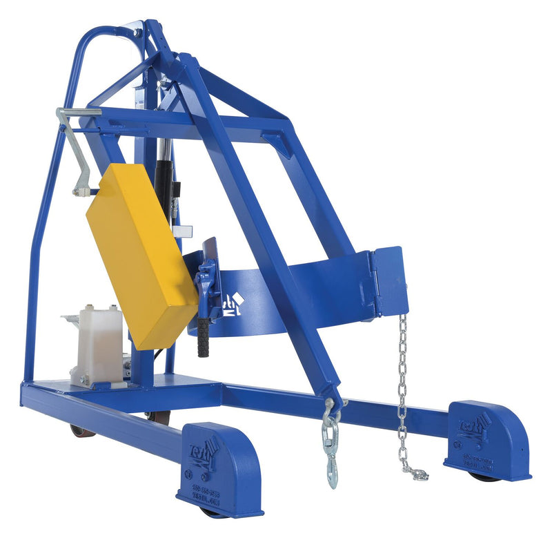 Vestil Portable Hydraulic Drum Carrier/Rotator/Booms