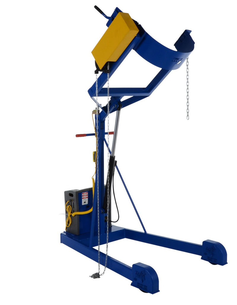 Vestil Portable Hydraulic Drum Carrier/Rotator/Booms