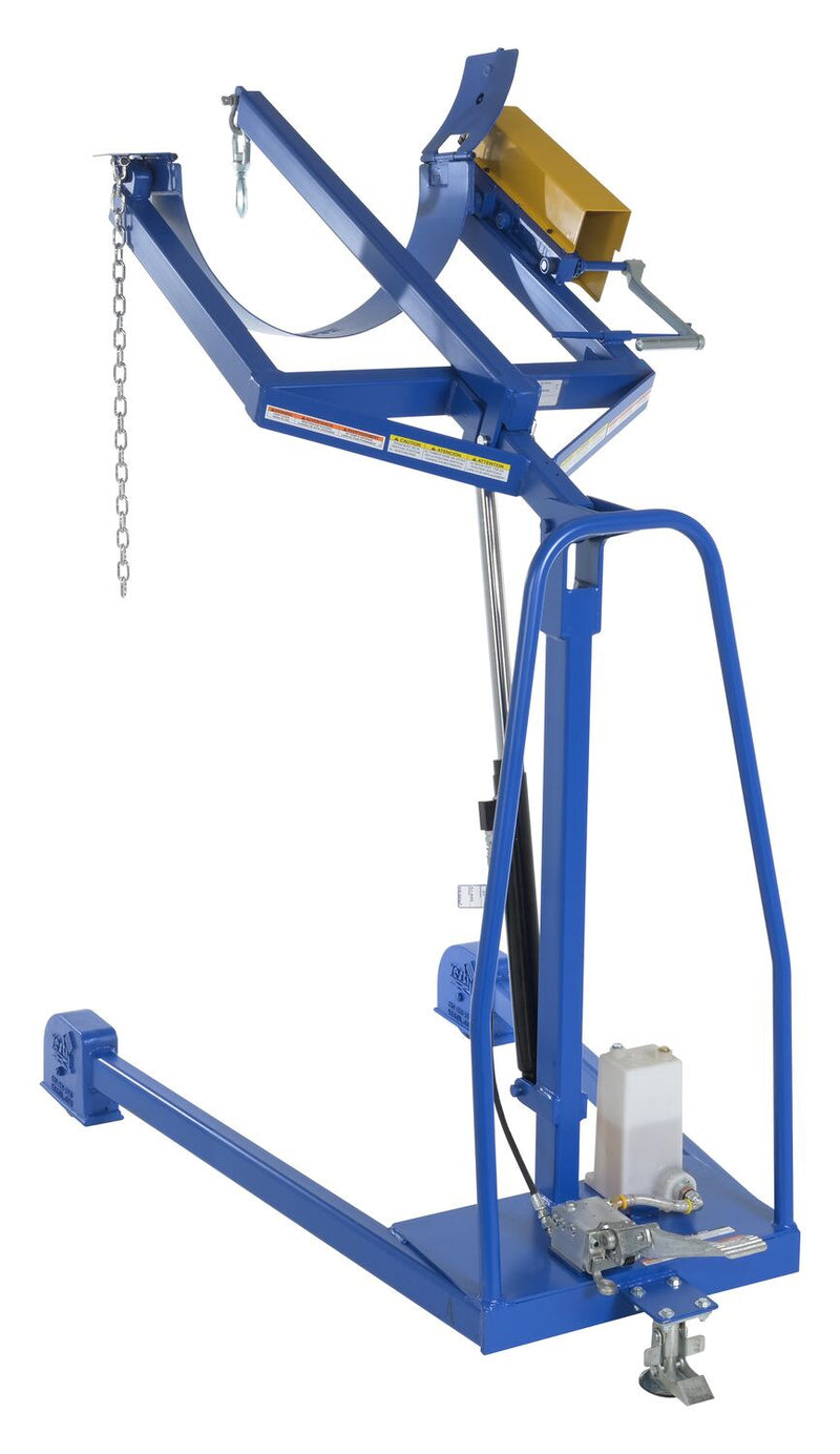 Vestil Portable Hydraulic Drum Carrier/Rotator/Booms