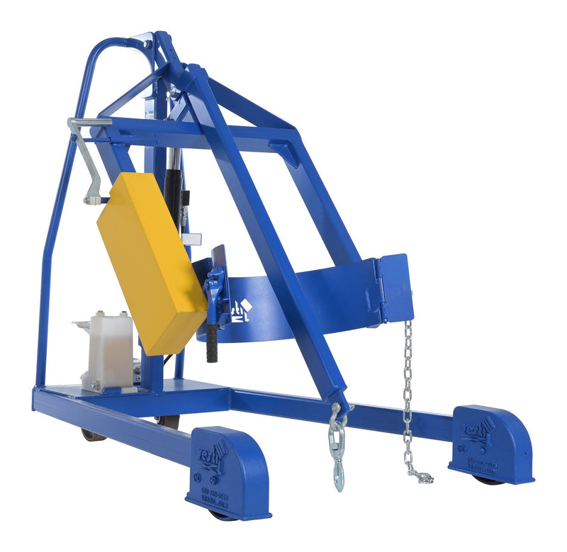 Vestil Portable Hydraulic Drum Carrier/Rotator/Booms