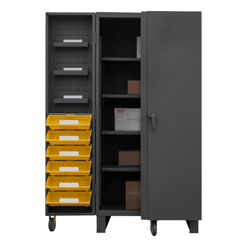 Durham Extra Heavy Duty Cabinet, 12 Gauge, 36 x 36 x 78, 4 Adjustable Shelves