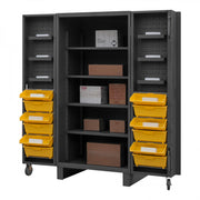 Durham Extra Heavy Duty Cabinet, 12 Gauge, 36 x 36 x 78, 4 Adjustable Shelves