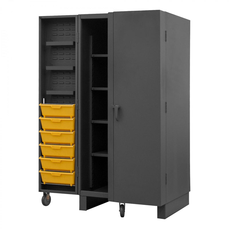 Durham Extra Heavy Duty Cabinet, 12 Gauge, 36 x 36 x 78, 4 Adjustable Shelves