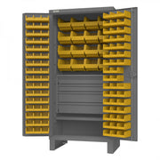 Durham Cabinet, 12 Gauge, 2 Shelves, 110 Bins, 4 Drawers, 36 x 24 x 78