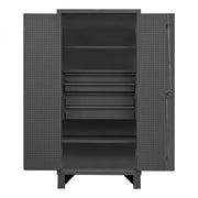 Durham Extra Heavy Duty Cabinet, 12 Gauge, 36 x 24 x 78, 3 Adjustable Shelves, Recessed Doors