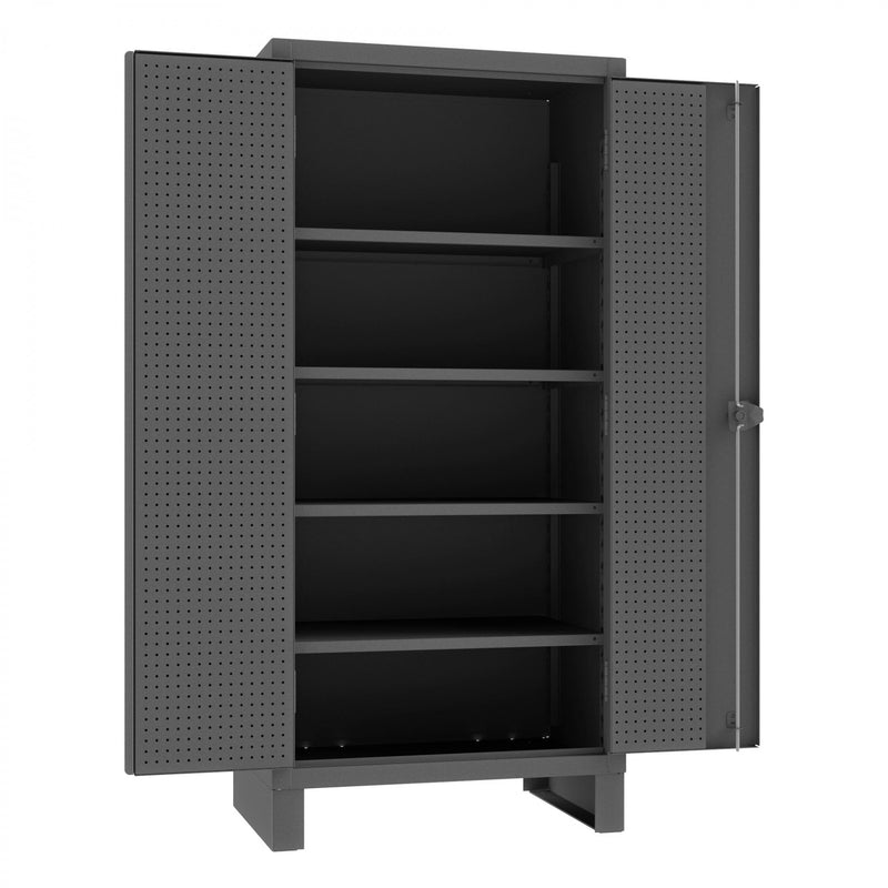 Durham Extra Heavy Duty Cabinet, 12 Gauge, 36 x 24 x 78, 4 Adjustable Shelves