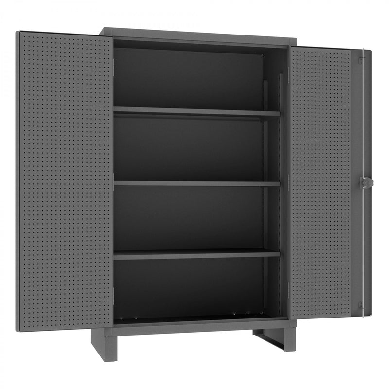 Durham Extra Heavy Duty Cabinet, 12 Gauge, 48 x 24 x 78, 3 Adjustable Shelves
