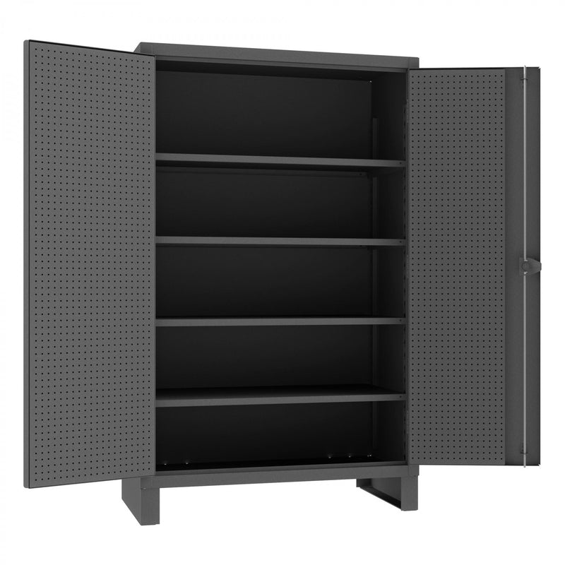 Durham Extra Heavy Duty Cabinet, 12 Gauge, 48 x 24 x 78, 4 Adjustable Shelves