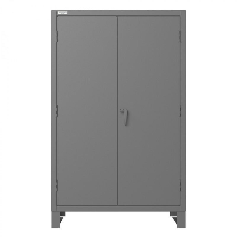Durham Maintenance Cabinet, 12 Gauge, 4 Shelves, 165 Yellow Bins, 48 x 24 x 78