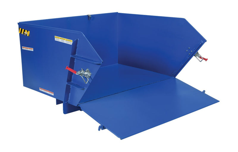 Vestil Self-Dumping Steel Hoppers with Fold Down Front (HDROP)