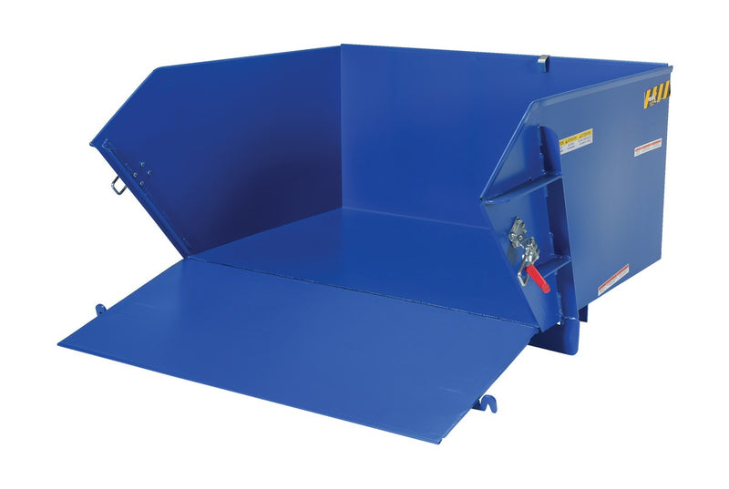Vestil Self-Dumping Steel Hoppers with Fold Down Front (HDROP)