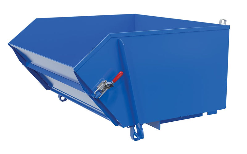 Vestil Self-Dumping Steel Hoppers with Fold Down Front (HDROP)