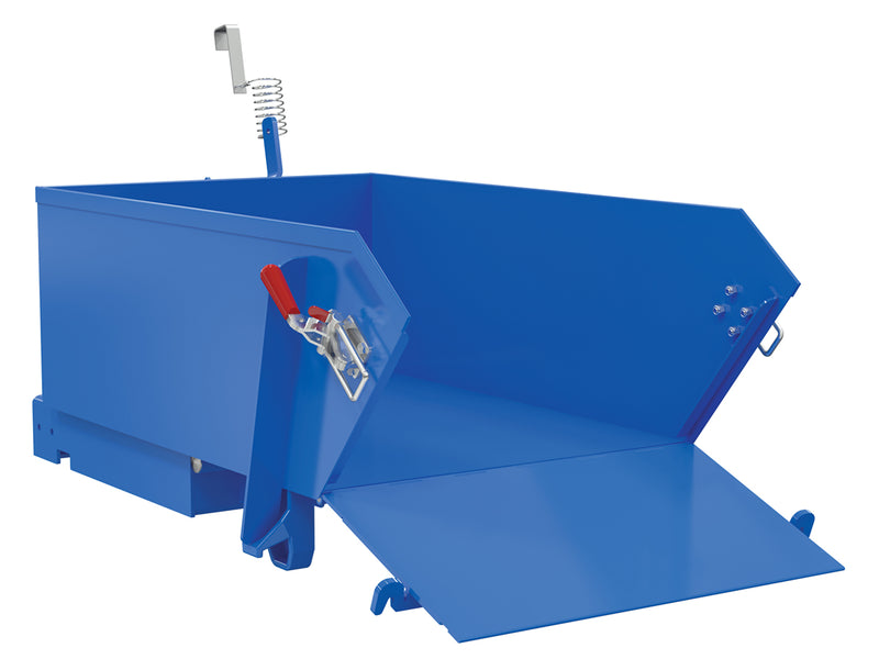 Vestil Self-Dumping Steel Hoppers with Fold Down Front (HDROP)