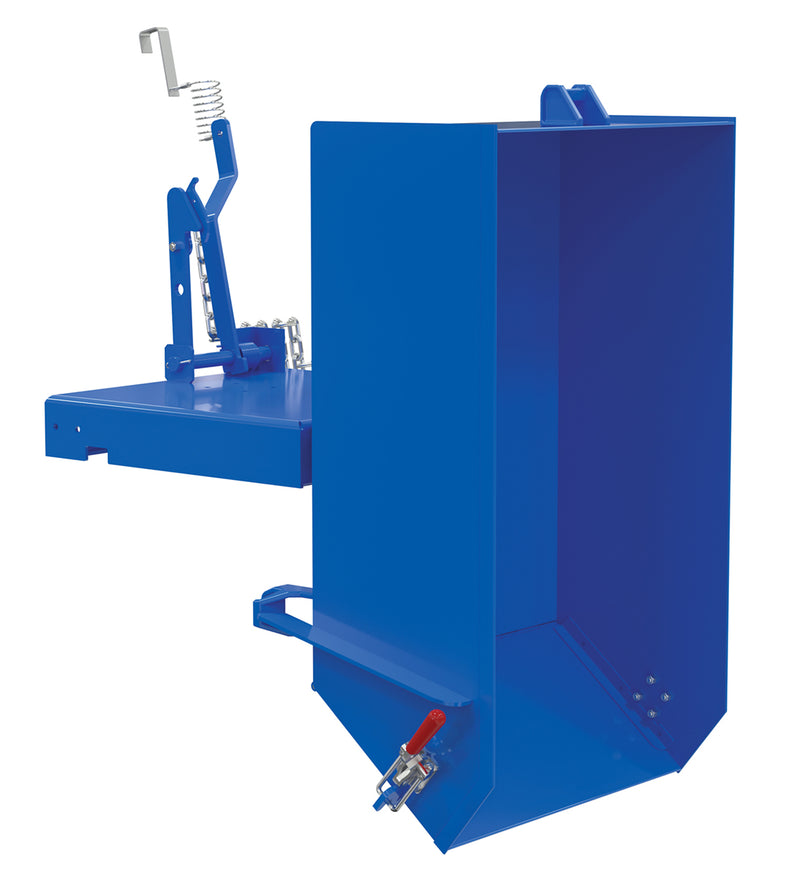 Vestil Self-Dumping Steel Hoppers with Fold Down Front (HDROP)